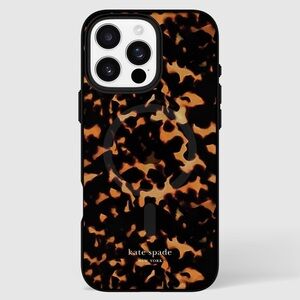 kate spade Black and Brown Patterned iPhone Case